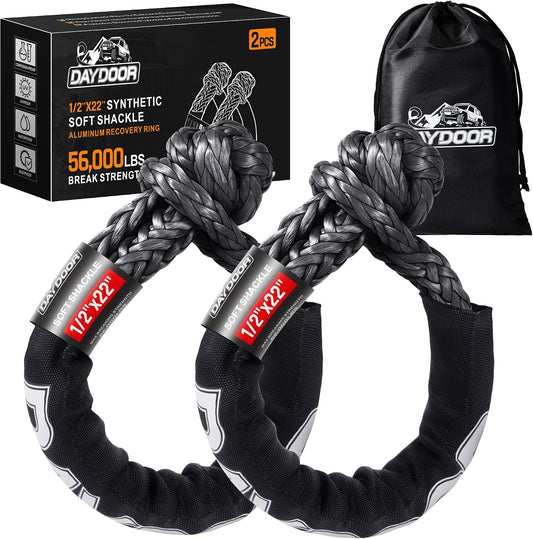 Grilletes Sinteticos Off Road 56.000 Libras 1/2 X 22 Pulgadas Rescate