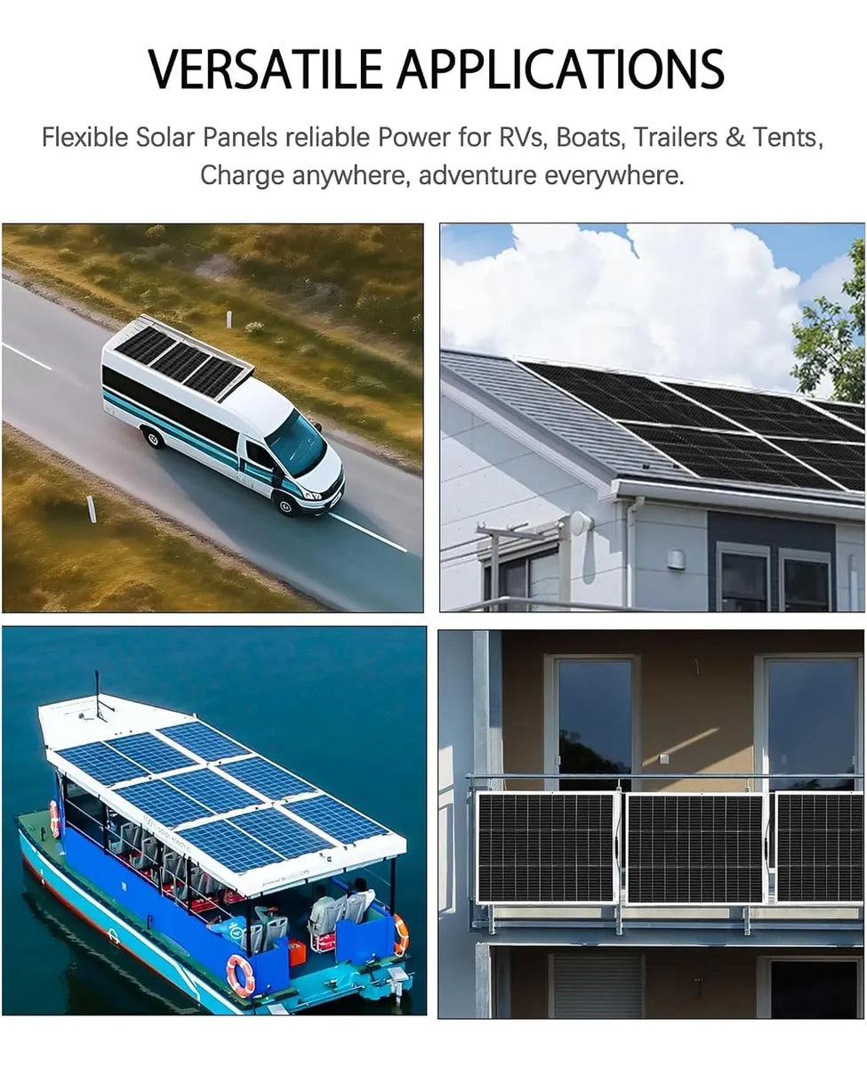 Panel Solar Semi Flexible Ultraligero 50w Overland