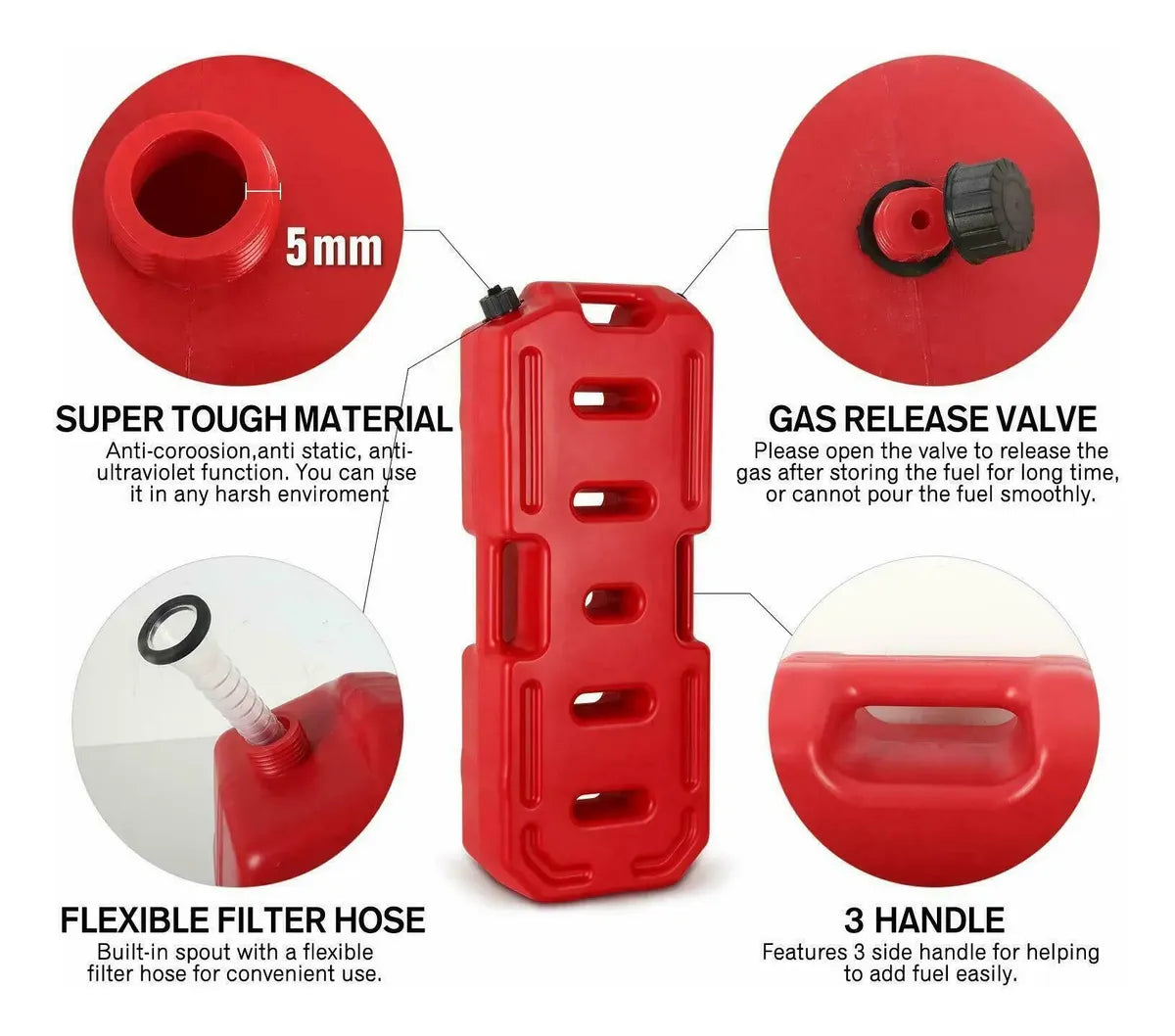 Bidon De Combustible Plastico 20 Lts Con Dispensador
