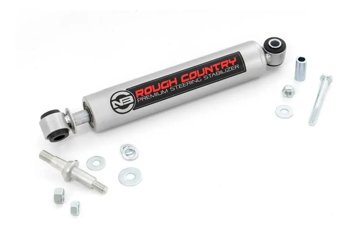 Amortiguador Estabilizador De Dirección Rough Country3 Para Jeep Tj, Zj
