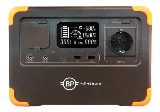 Generador Solar Portátil BP Energía 600W Estación de Energía 576Wh